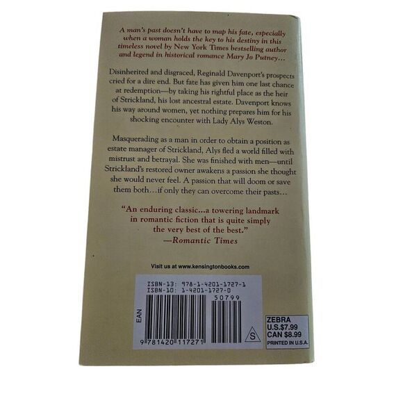 The rake by Mary Jo Putney zebra historical romance books isbn 9781420117271 - Picture 4 of 5